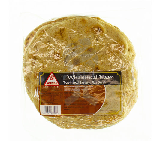 SOUNAS WHOLEMEAL NAAN 4PCS