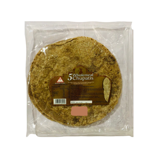 SOUNAS WHOLE MEAL CHUPATIS 5PK
