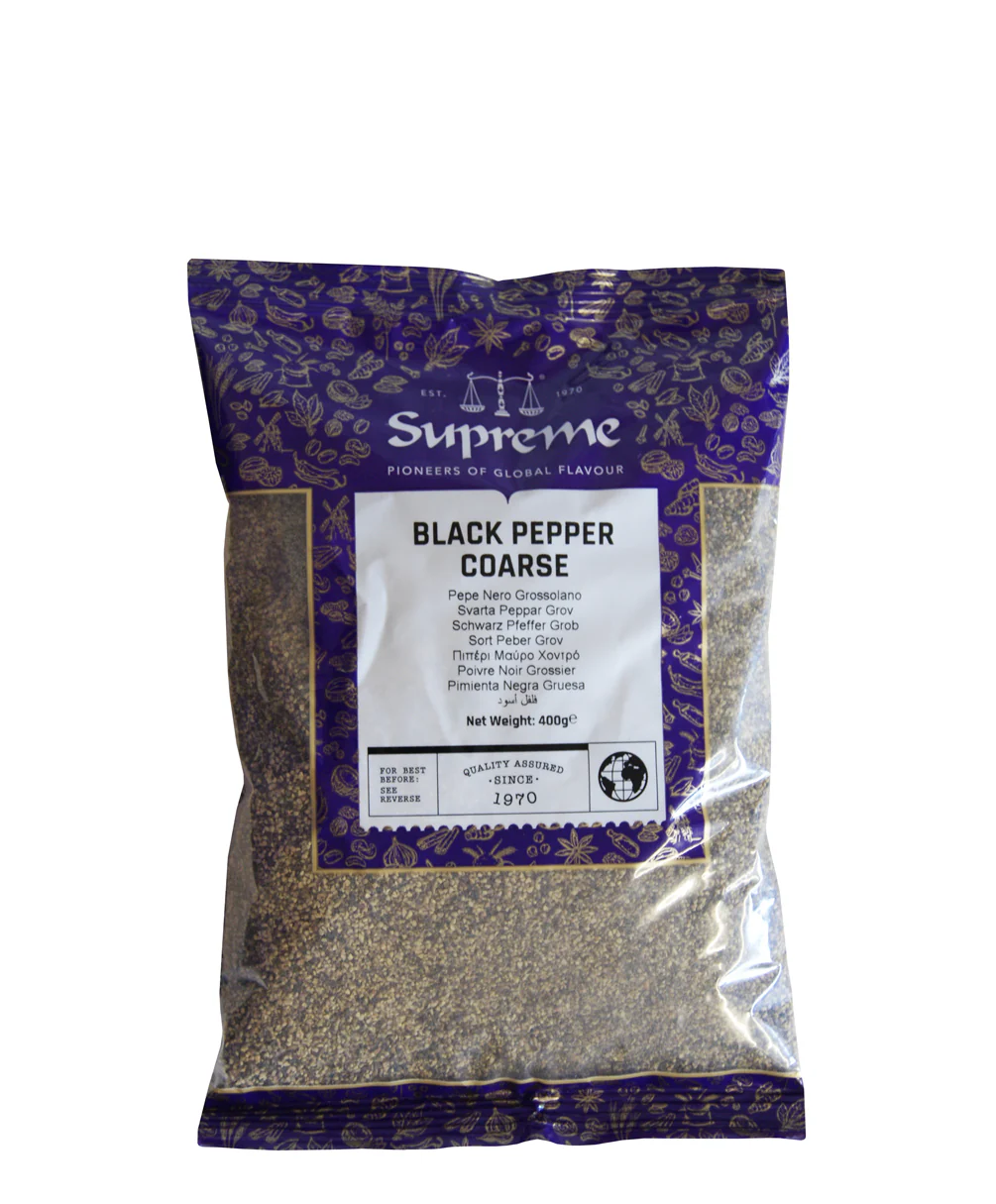 SQ BLACK PEPPER COARSE 400G