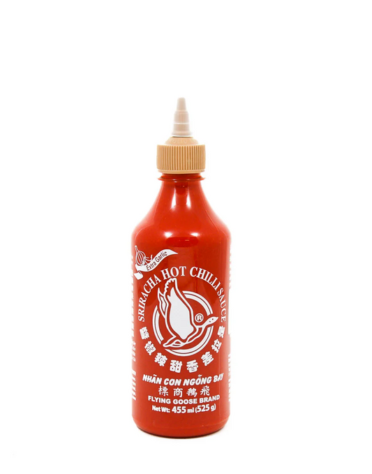 SRIRACHA CHILLI AND GARLIC SAUCE 455ML (FLYING GOOSE)