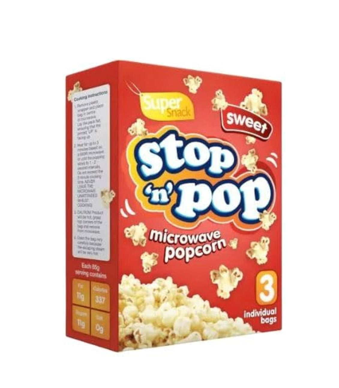 STOP N POP SWEET POPCORN 255G