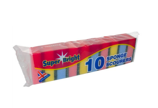 SPONGE SCOURER 10PK