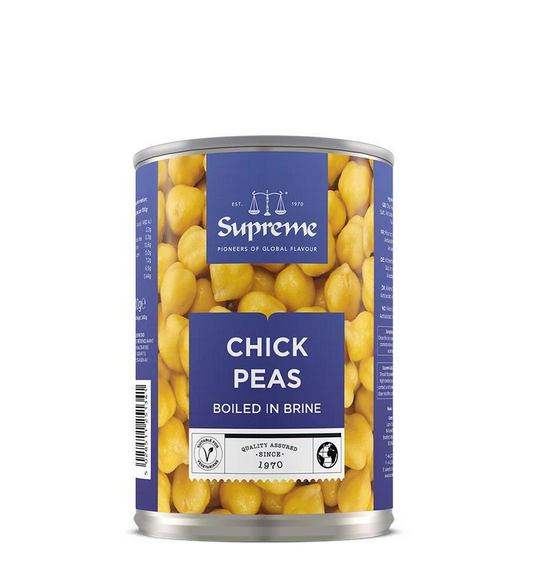 CURRIED CHICKPEAS TIN 450G (SUPREME QUALITY)
