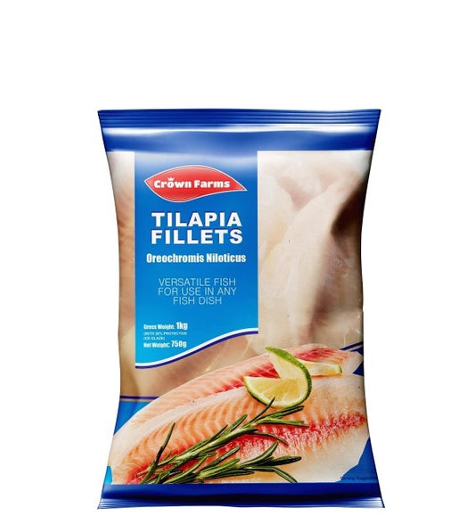 TILAPIA FILLETS 1KG (CROWN FARM)