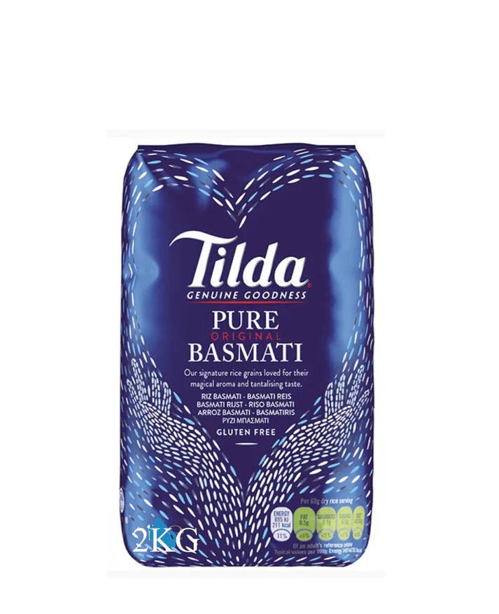Tilda Basmati Rice 2kg, 5kg, 10kg, 20kg | Buy Online UK | KW Foodstores ...