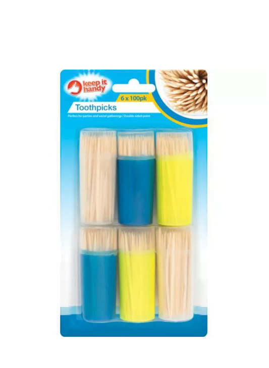 TOOTHPICKS 6x100PACK