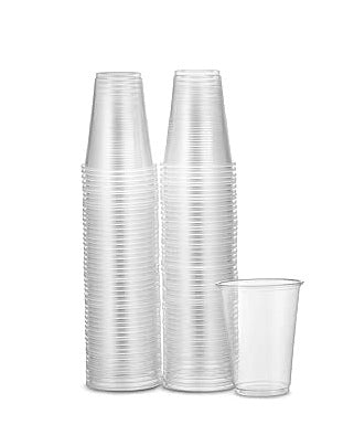 TRENT PLASTIC CLEAR CUPS 7oz 100PCS