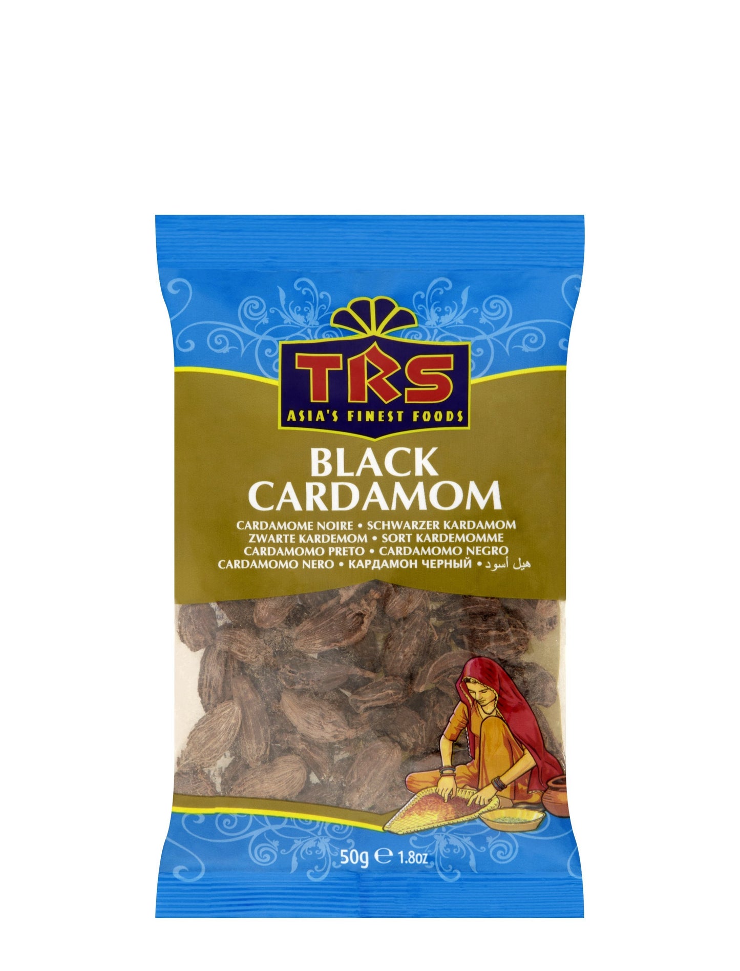TRS BLACK CARDAMOM PODS 50G