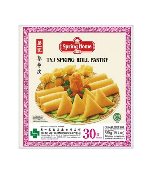 TYJ SPRING ROLL PASTRY 10" 30PCS - Kashmir Watan Foodstores
