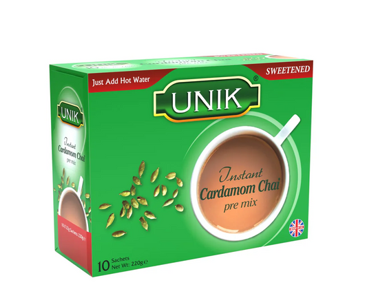 CARDAMOM CHAI PRE MIX 220G 10 SACHET (UNIK)