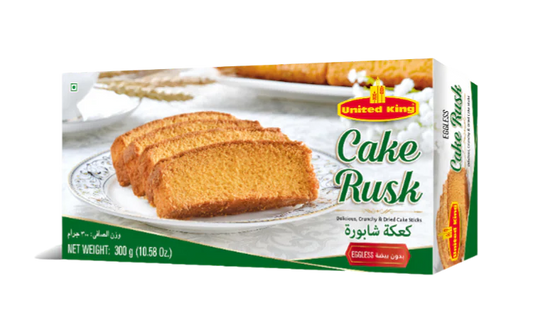 UNITED KING CAKE RUSK 300G PM£1.99