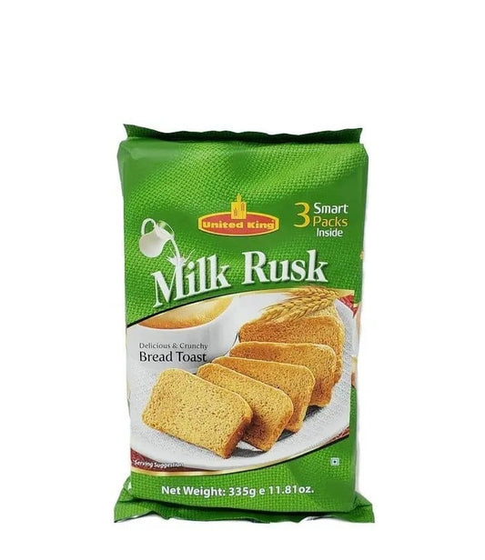 UNITED KING MILKY RUSK 335G