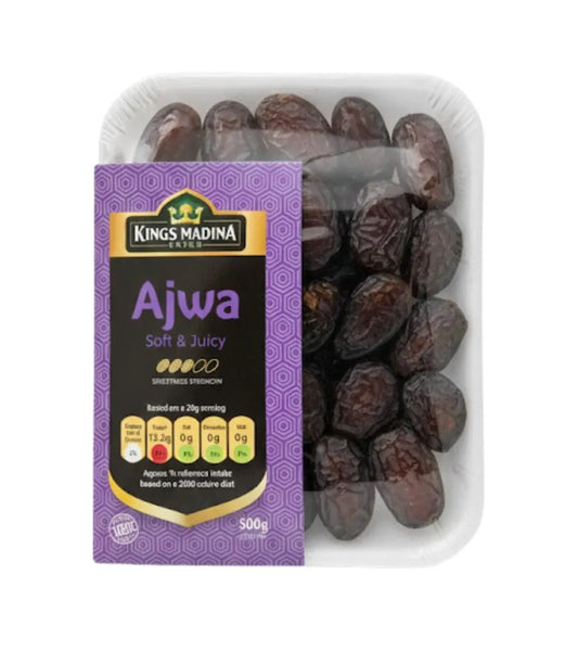 KINGS MADINA AJWA DATES 500G - Kashmir Watan Foodstores
