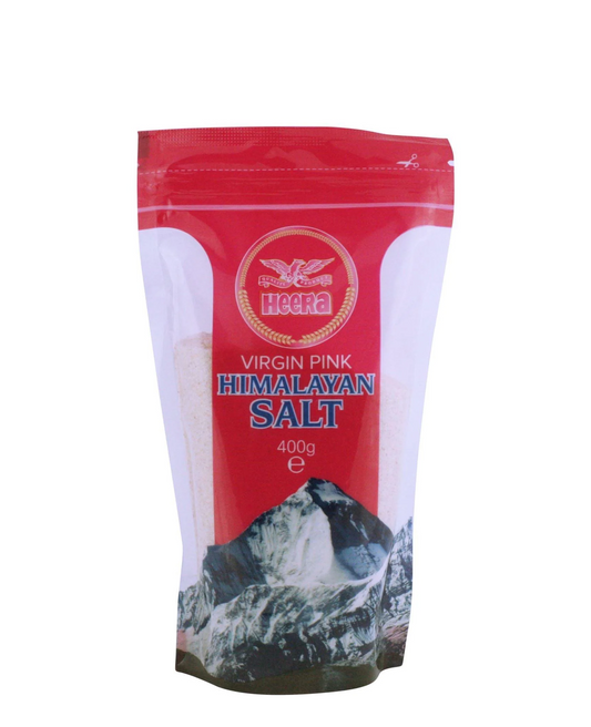 VIRGIN PINK HIMALAYAN SALT 400G (HEERA)