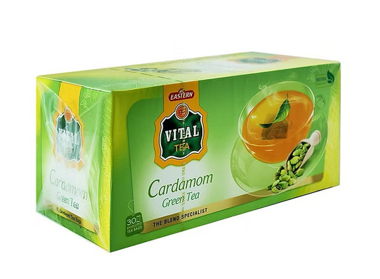 VITAL CARDAMOM GREEN TEA 30TEA BAGS PM 99P