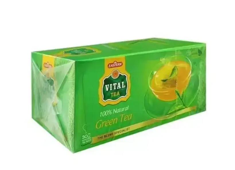 VITAL GREEN TEA NATURAL 25 TEA BAGS
