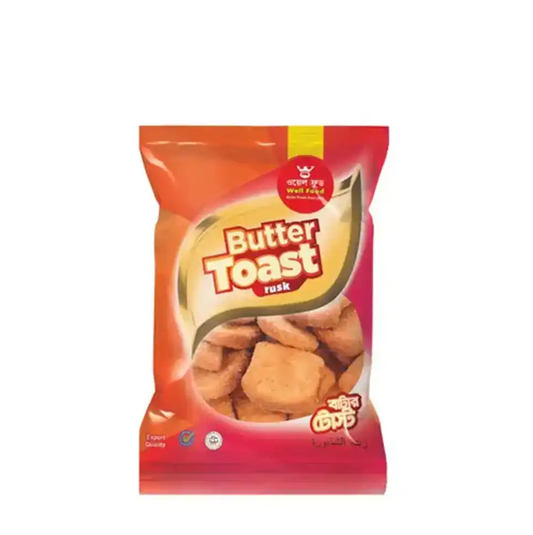WELL FOOD BUTTER TOAST 250GM