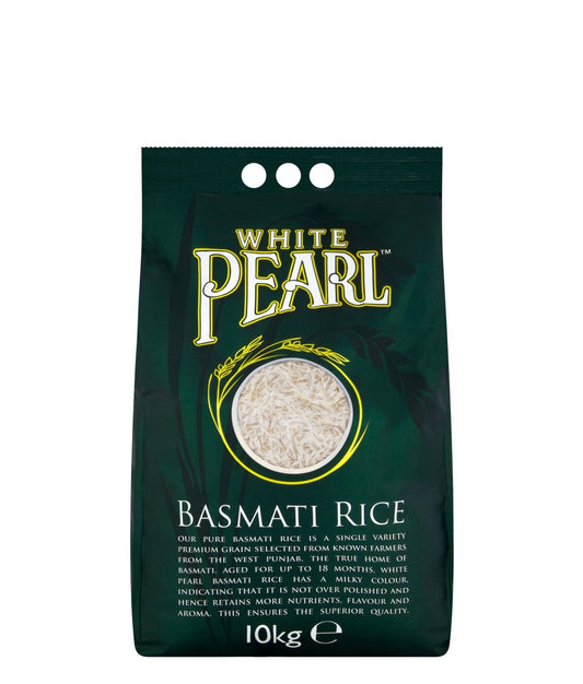 WHITE PEARL BASMATI RICE 10KG