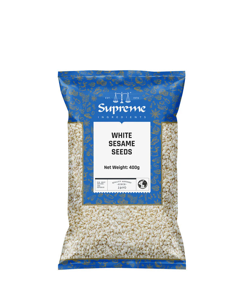 WHITE SESAME SEEDS 400G (SUPREME QUALITY)