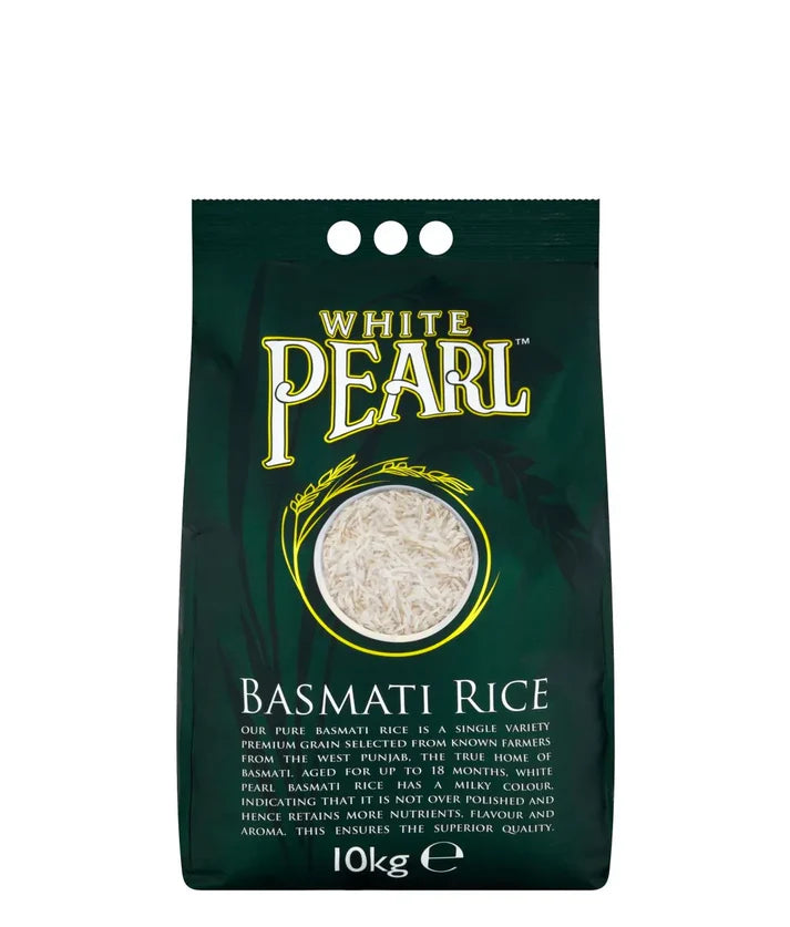 WHITE PEARL BASMATI RICE 20kg, 10kg, 5kg