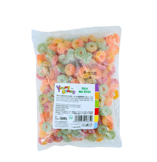 YUMMY GUMMY JELLY RINGS 1KG