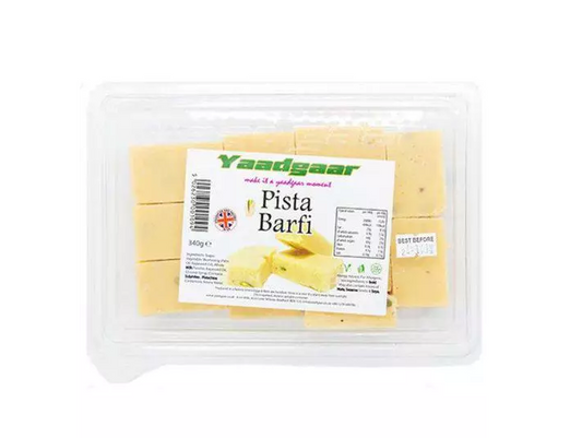 YAADGAAR PISTA BARFI 340G