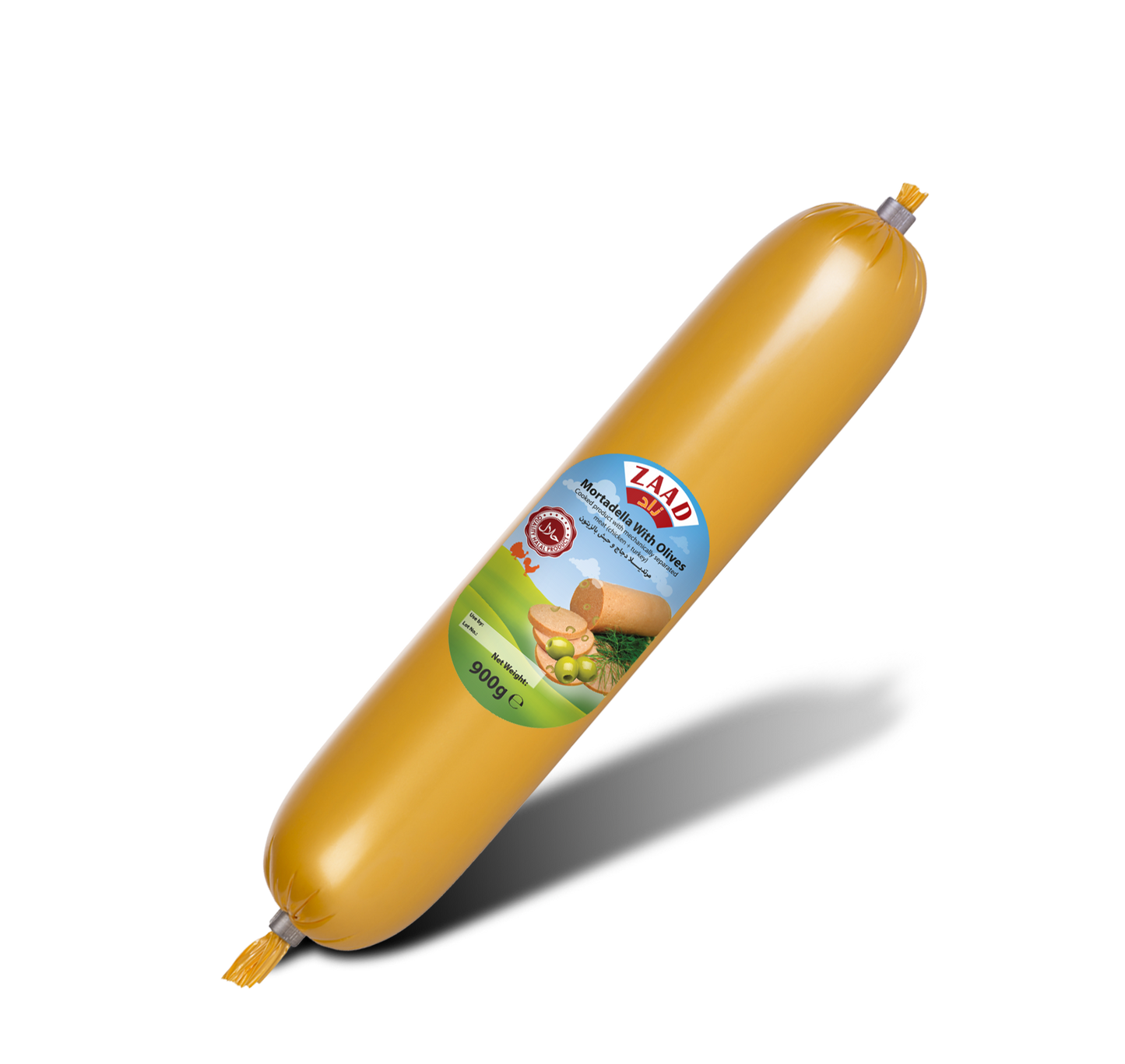 ZAAD CHICKEN SALAMI WITH OLIVE 900G