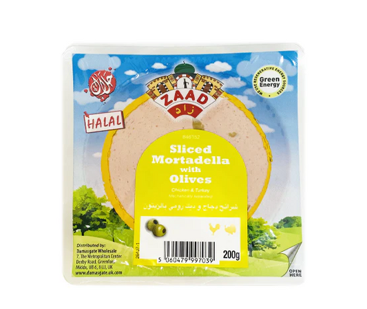 ZAAD CHICKEN SLICED  W/OLIVES 200G