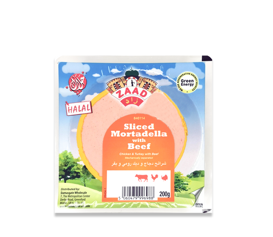 ZAAD SLICED MIRTADELLA W/BEEF 200G