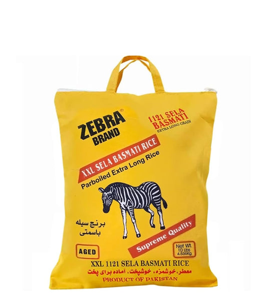 ZEBRA EXTRA LONG SELLA RICE 10KG