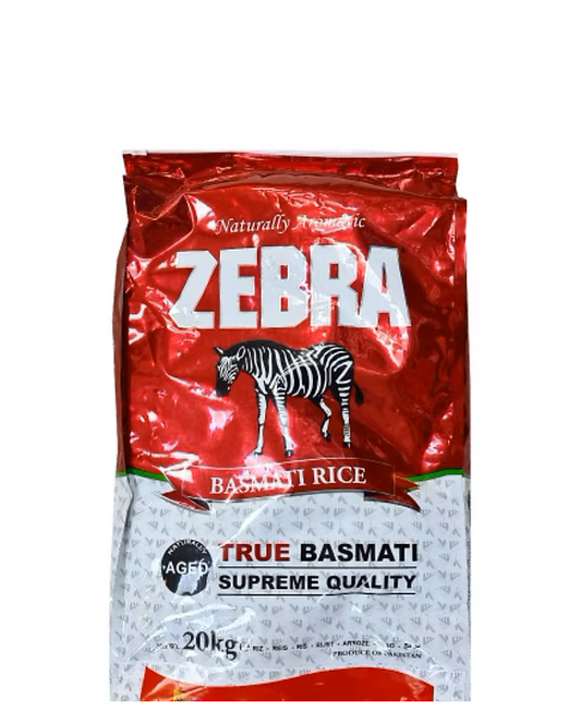 ZEBRA BASMATI RICE 20KG