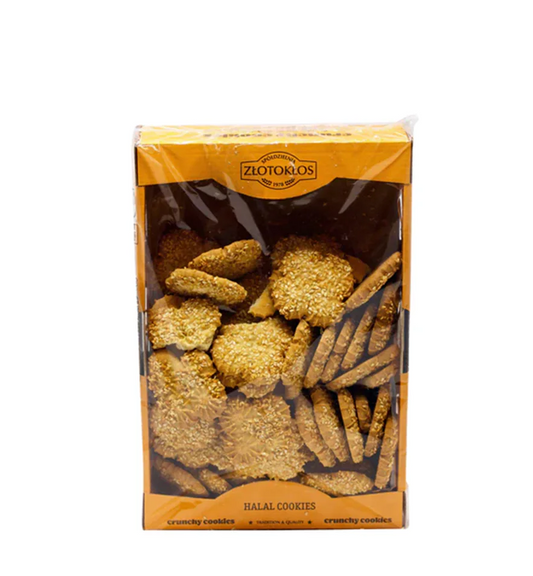 ZLOTOKLOS CRUNCHY COOKIES 550G  L/COOKIES