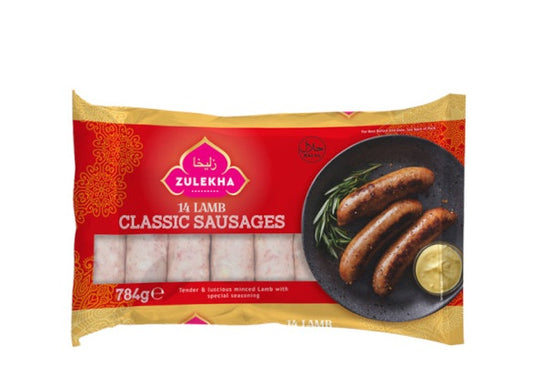 ZULEKHA 14 LAMB SAUSAGE 784G