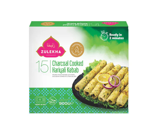 ZULEKHA CHARCOAL HARIYALI KEBAB 15-900G