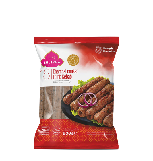 ZULEKHA CHARCOAL LAMB KEBAB 15- 900G