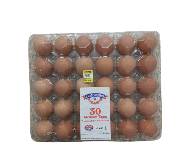 K/END FARM CAGED HENS EGGS 30PK