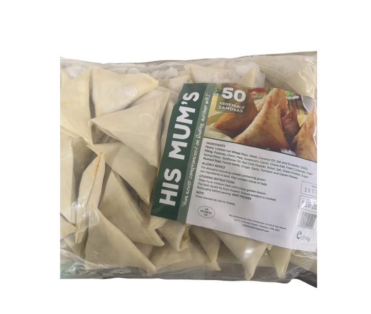 HIS MUM VEG SAMOSA 50'S-1500G
