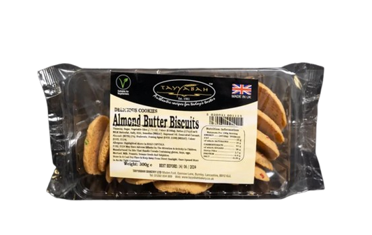 ALMOND BUTTER BISCUITS 300G (TAYYABAH)