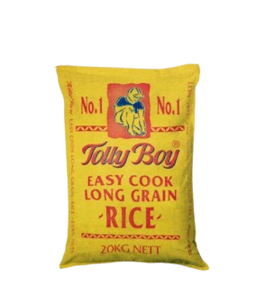 TOLLY BOY EASY COOK RICE 20KG (YELLOW)