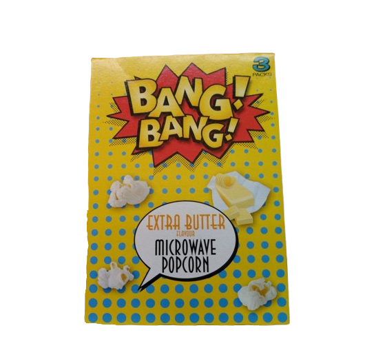BANG BANG EXTRA BUTTER POPCORN 3PK