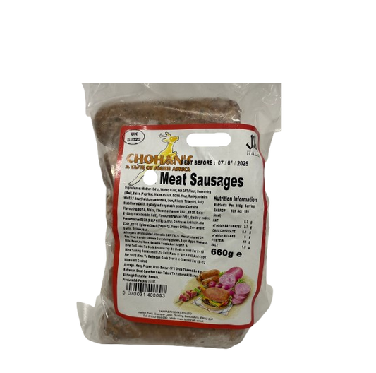 CHOHAN LAMB SAUSAGES 12PK
