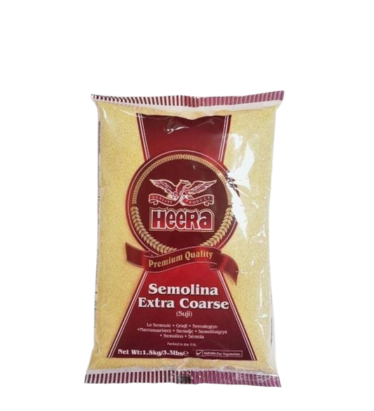 HEERA SEMOLINA EXTRA COARSE SUJI 1.5KG