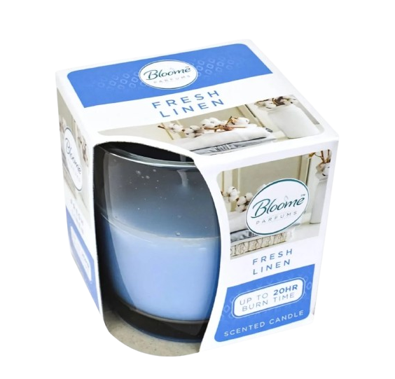 BLOOME FRESH LINENSECENTED CANDLE 95G