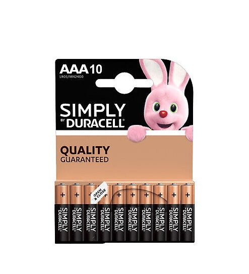 SIMPLY DURACELL AAA 10pack